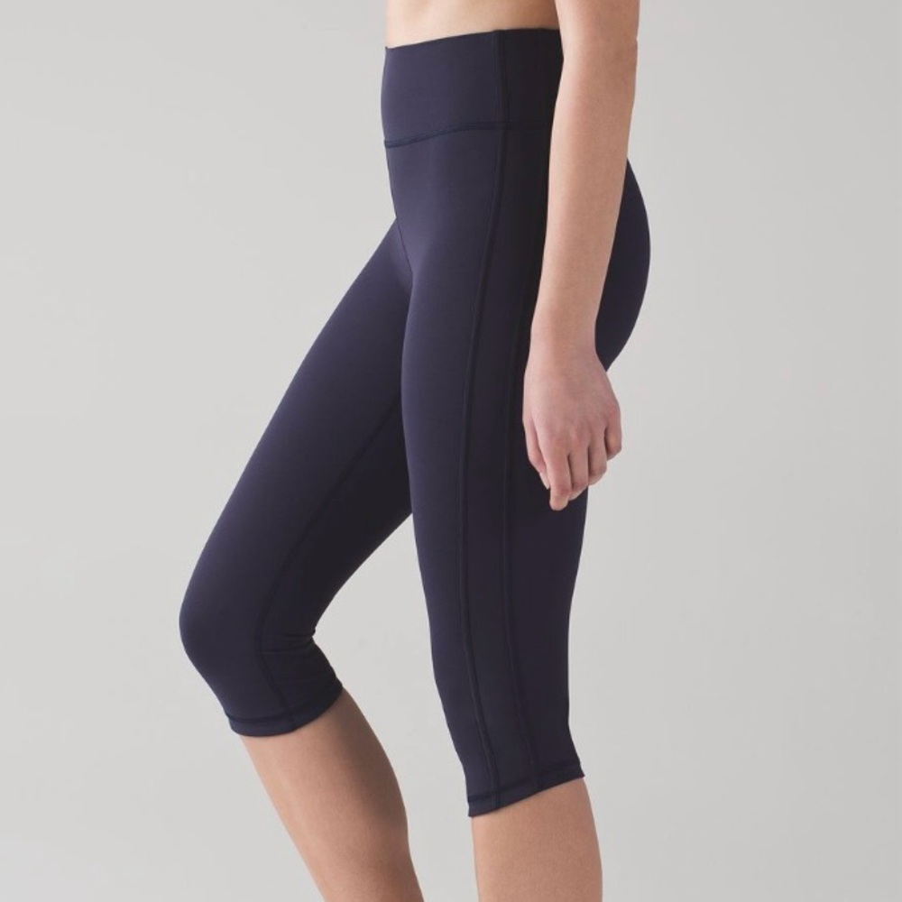 Lululemon Luxetream Squad Goals Minimalist Crop Leggings